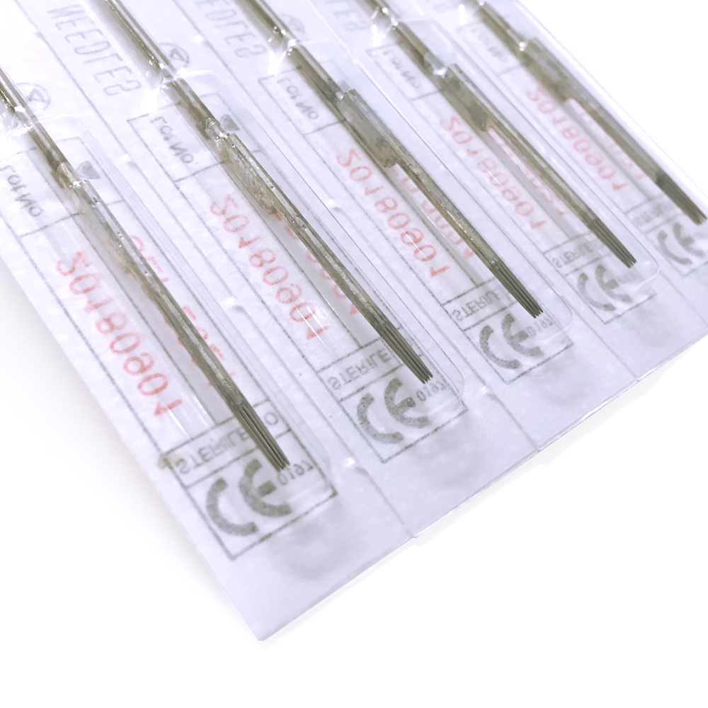 Kwadron Needles - #8 (.25mm) Bugpin Round Liners Long Taper - Ultimate Tattoo Supply