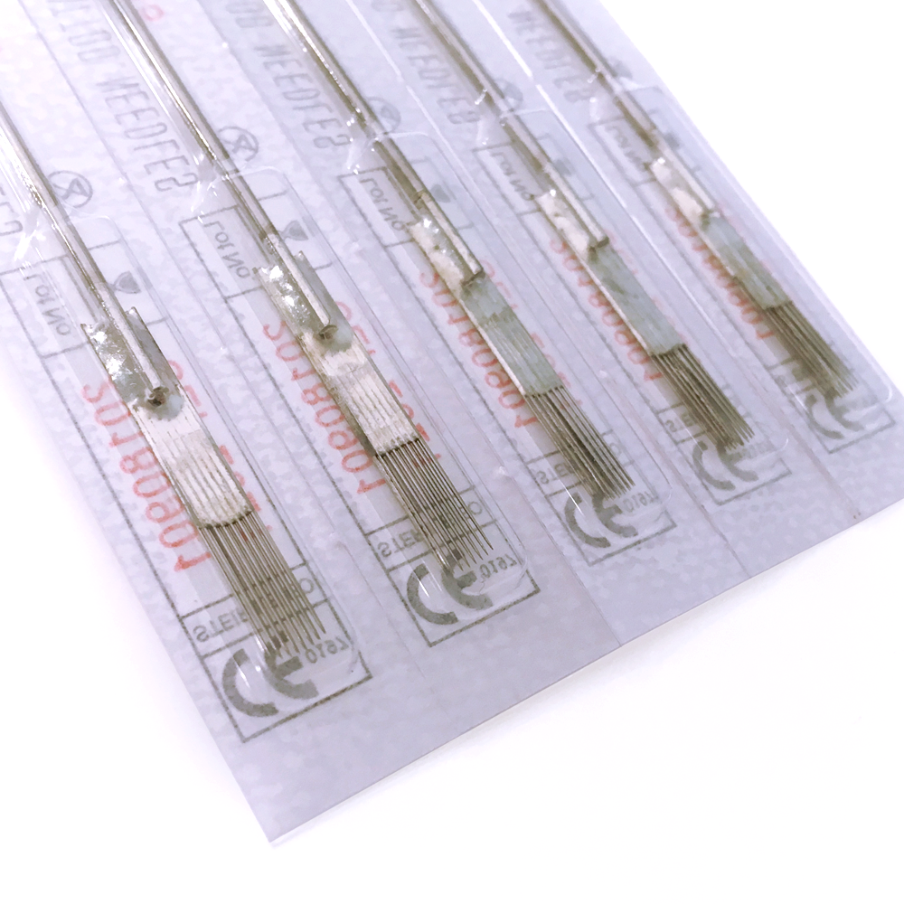 Kwadron Needles - #8 (.25mm) Bugpin Curved Mag Shaders Long Taper - Ultimate Tattoo Supply