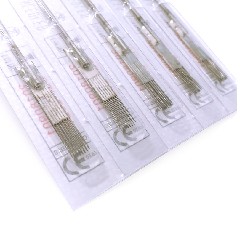 Kwadron Needles - #10 (.30mm) Bugpin Curved Mag Shaders Long Taper - Ultimate Tattoo Supply