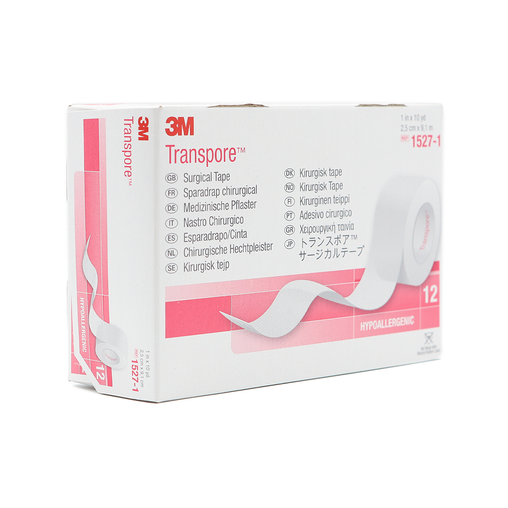 3M Transpore (Clear) Surgical Tape – 1"