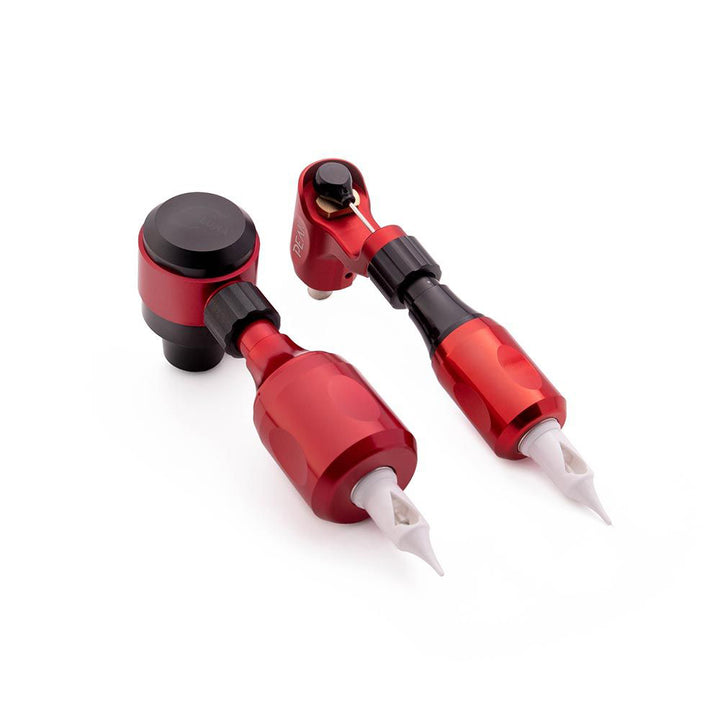 Peak Axi Aluminum Cartridge Grip - Red - 25mm - Ultimate Tattoo Supply