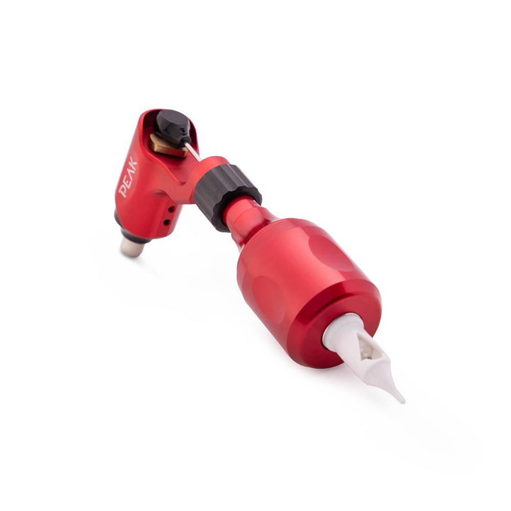 Peak Axi Aluminum Cartridge Grip - Red - 34mm - Ultimate Tattoo Supply