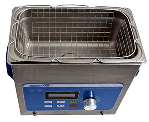 Sharpertek – 3 Quart Ultrasonic Cleaner w/ Basket - Ultimate Tattoo Supply