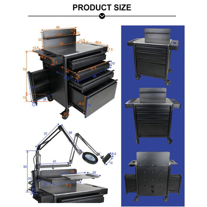 Fellowship Tattoo Workstation 4701 - Ultimate Tattoo Supply