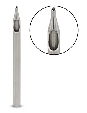 Sure-Shot One Pc Machined Tip/Tube - 14 Diamond Liner - Ultimate Tattoo Supply