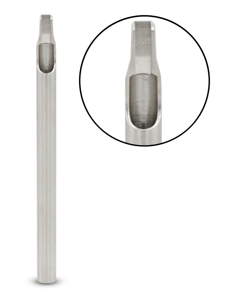 Sure-Shot One Pc Machined Tip/Tube - 9 Mag OPEN - Ultimate Tattoo Supply