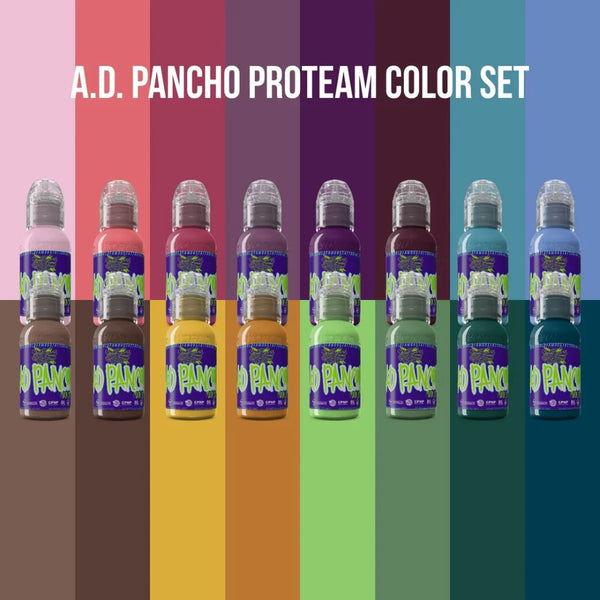 A.D. Pancho Proteam Colorset - Ultimate Tattoo Supply