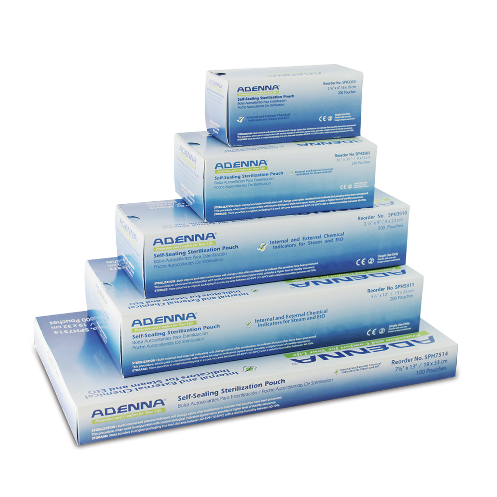 Adenna Sterilization Pouch, 5 1/4" X 10" - Ultimate Tattoo Supply