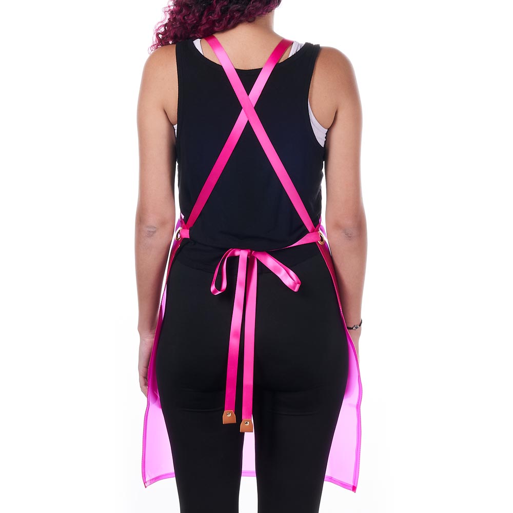 Saferly Vinyl Apron — Pink - Ultimate Tattoo Supply