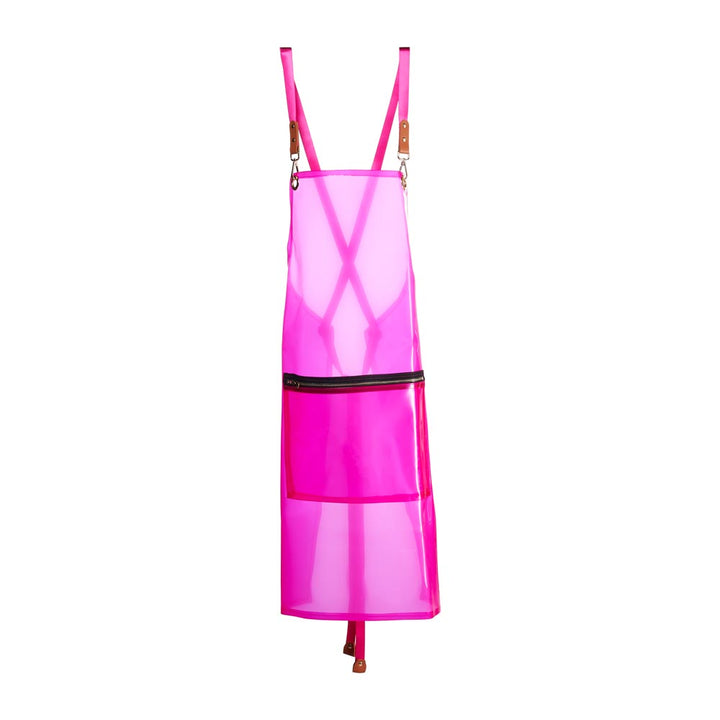 Saferly Vinyl Apron — Pink - Ultimate Tattoo Supply