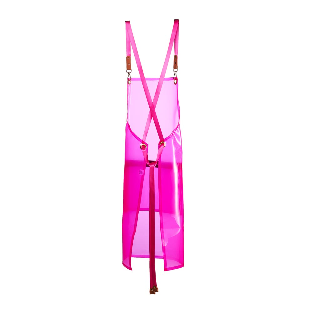 Saferly Vinyl Apron — Pink - Ultimate Tattoo Supply