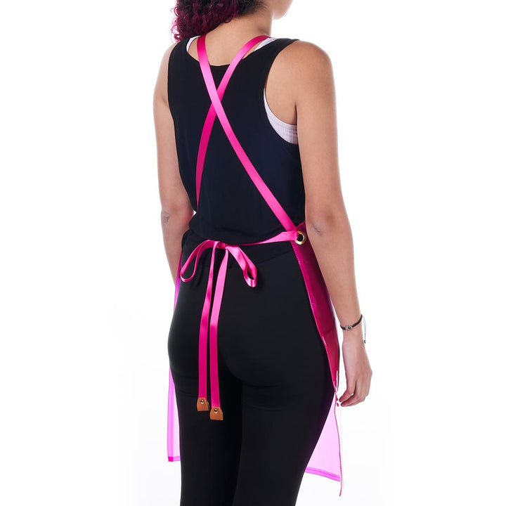 Saferly Vinyl Apron — Pink - Ultimate Tattoo Supply