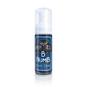 INK-EEZE B Numb Foaming Soap - 1.7oz. - Ultimate Tattoo Supply