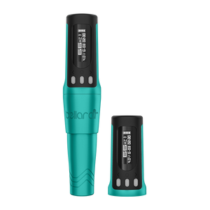 Microbeau Bellar Air Wireless PMU Machine — 3.0mm Microbeau Blue with 2 Batteries - Ultimate Tattoo Supply