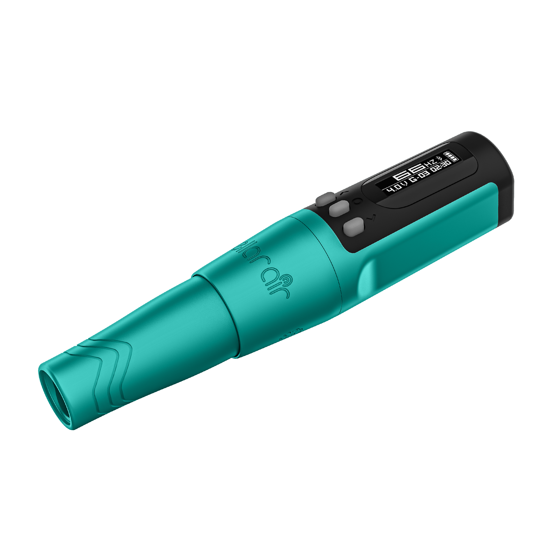 Microbeau Bellar Air Wireless PMU Machine — 2.1mm Microbeau Blue with 1 Battery - Ultimate Tattoo Supply