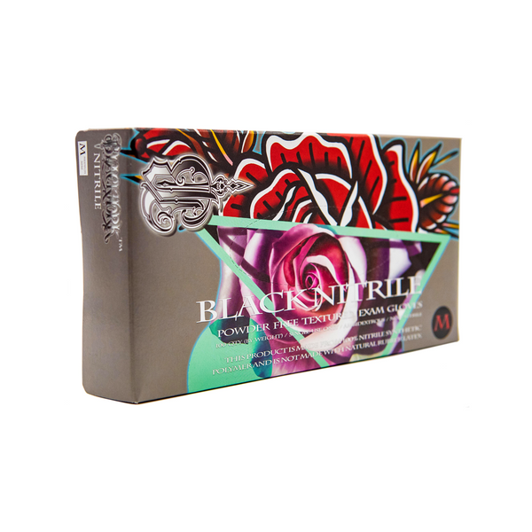 Blackwork Nitrile Gloves - Black - Ultimate Tattoo Supply