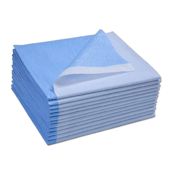 Blue Drape Sheets — 40" x 90" — Case of 50 - Ultimate Tattoo Supply