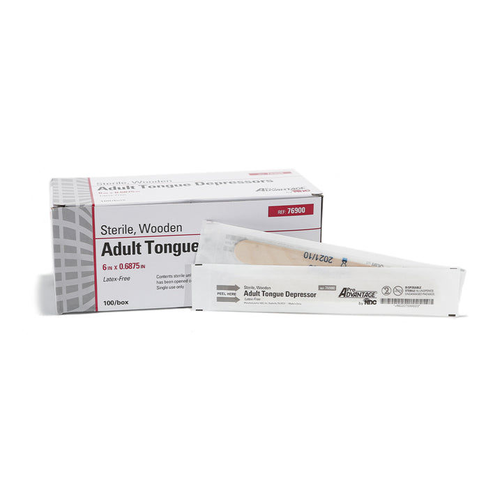 Tongue Depressors - STERILE  -  100 / Box - Ultimate Tattoo Supply