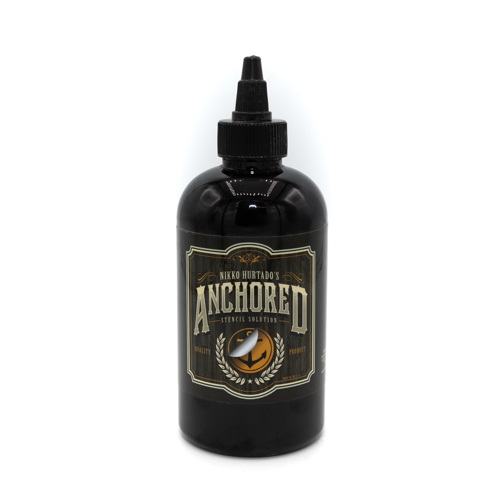 Anchored Stencil Solution - 8oz. Bottle - Ultimate Tattoo Supply