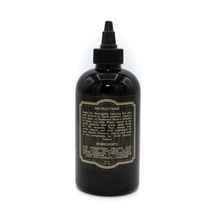 Anchored Stencil Solution - 8oz. Bottle - Ultimate Tattoo Supply