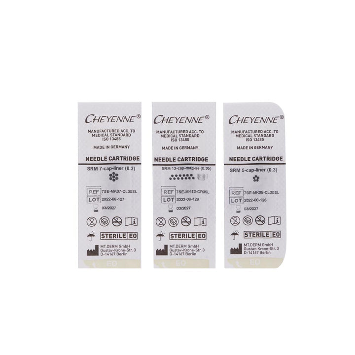 Cheyenne Capillary Cartridge Needles — Sample Set of 3 - Ultimate Tattoo Supply