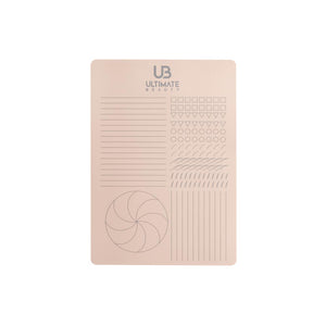 Ultimate Beauty Linework Silicone Practice Sheet — Price Per 1 - Ultimate Tattoo Supply