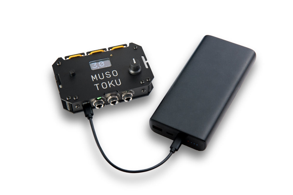 Musotoku MK-2 Tattoo Power Supply — Dual USB-C Inputs - Ultimate Tattoo Supply