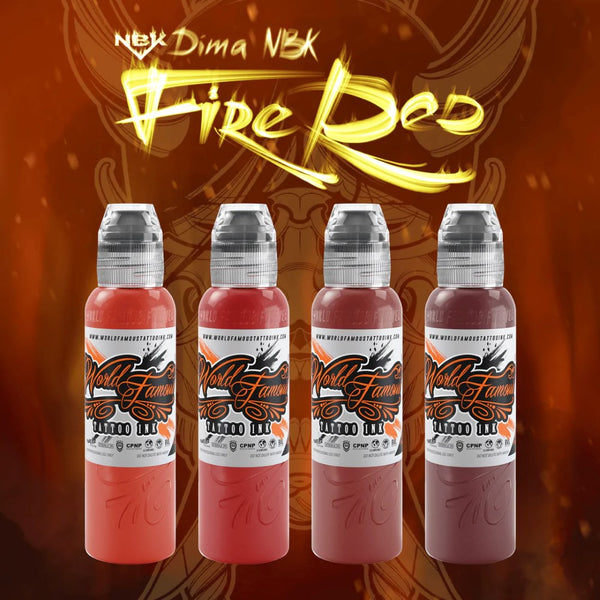 Dima NBK Fire Red Set - Ultimate Tattoo Supply