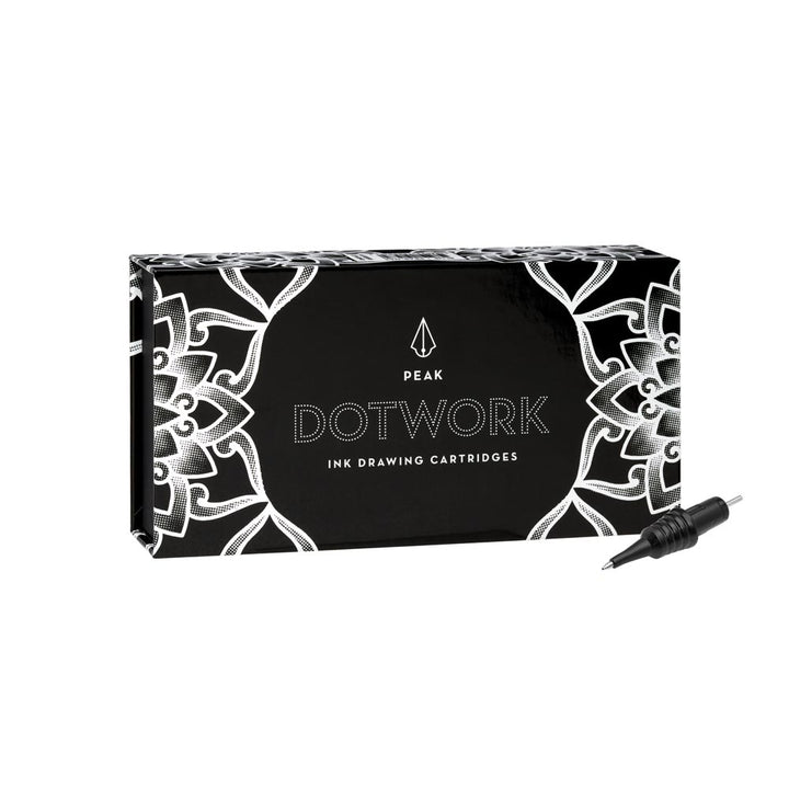 Peak Dotwork Ballpoint Pen Drawing Cartridges — Pick Color — Box of 20 - Ultimate Tattoo Supply