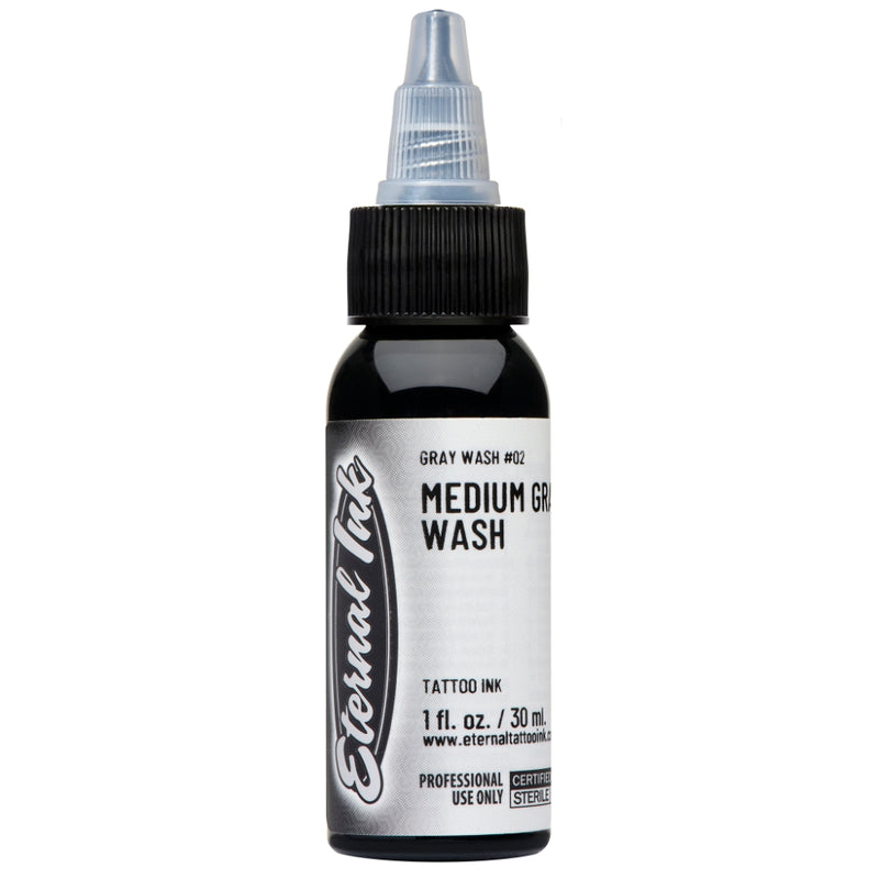 Eternal Ink - Eternal Gray Wash - Medium Gray - Ultimate Tattoo Supply