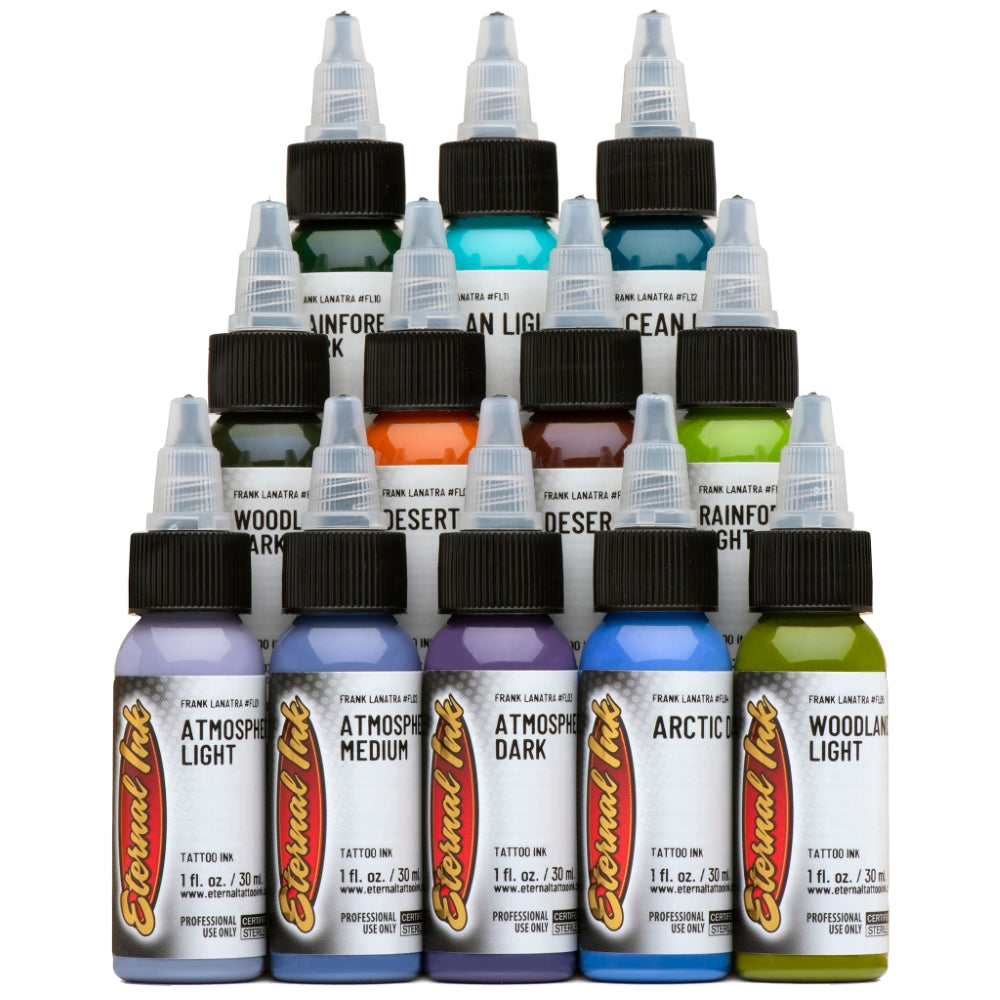 Eternal Tattoo Ink - Frank La Natra Atmospheric Landscapes Set - Ultimate Tattoo Supply