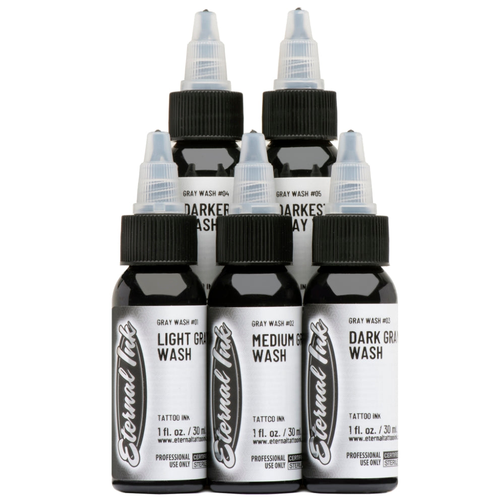 Eternal Ink - Eternal Gray Wash Set - Ultimate Tattoo Supply