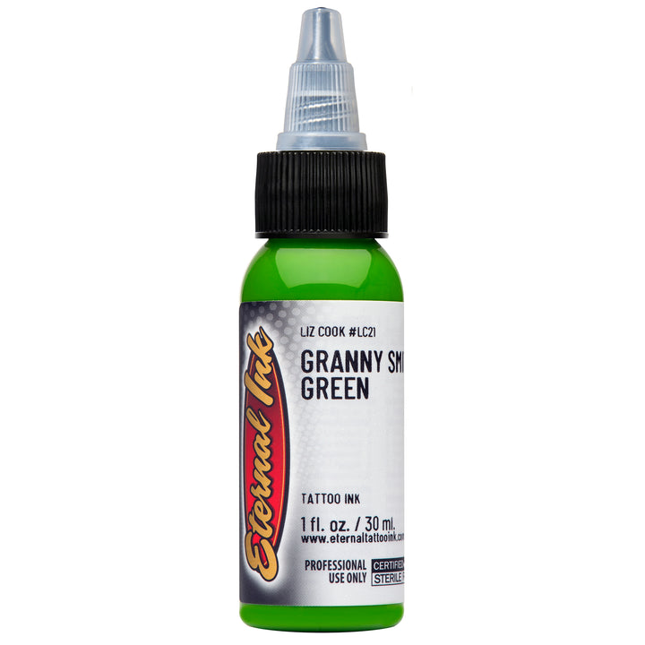 Eternal Ink - Liz Cook - Granny Smith Green - Ultimate Tattoo Supply