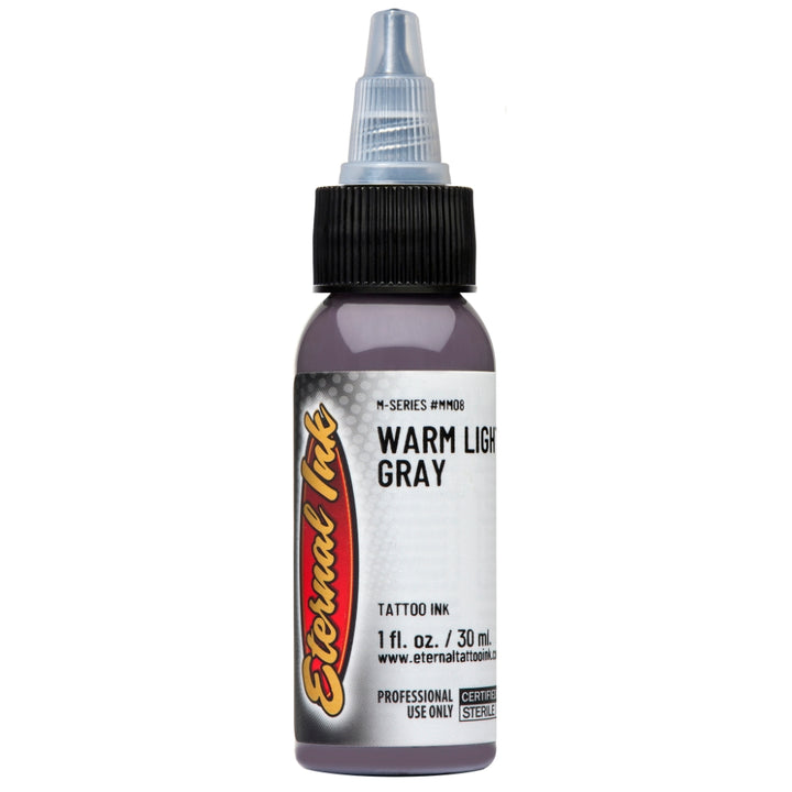 Eternal Tattoo Ink - M Series - Warm Light Gray - Ultimate Tattoo SupplyEternal Tattoo Ink - M Series - Warm Light Gray