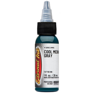 Eternal Tattoo Ink - M Series - Cool Medium Gray - Ultimate Tattoo Supply