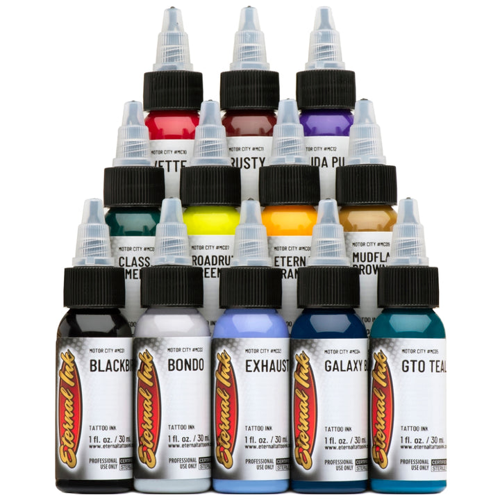 Eternal Tattoo Ink - Motor City Set - Ultimate Tattoo Supply