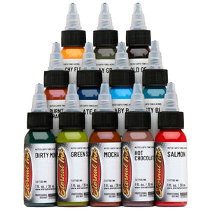 Eternal Ink - Muted Earth Tones Set - Ultimate Tattoo Supply