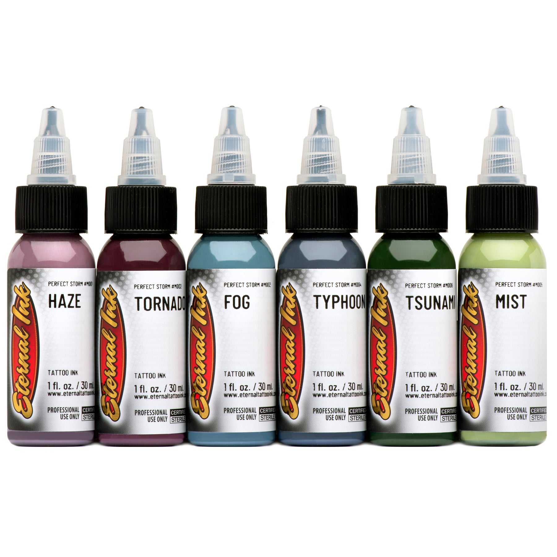 Eternal Tattoo Ink - Mike Devries Perfect Storm Set - Ultimate Tattoo Supply