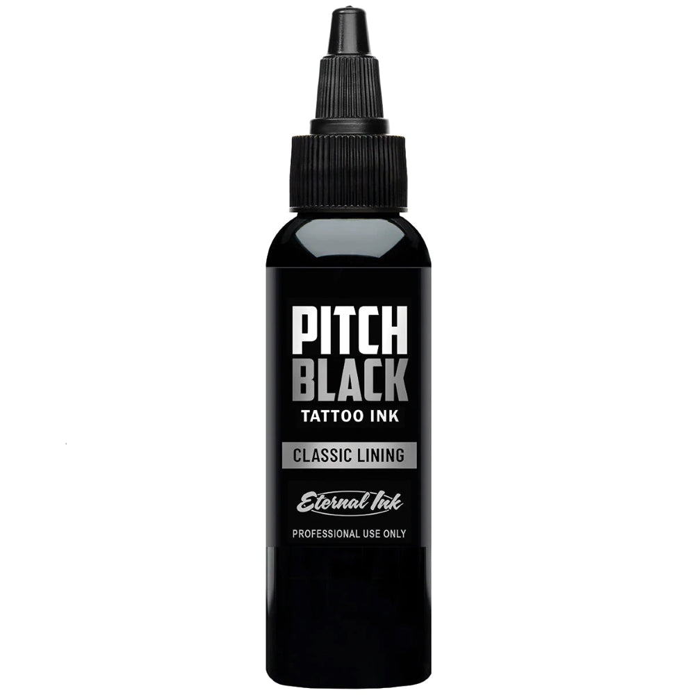 Pitch Black Lining — Eternal Tattoo Ink — Pick Size - Ultimate Tattoo Supply