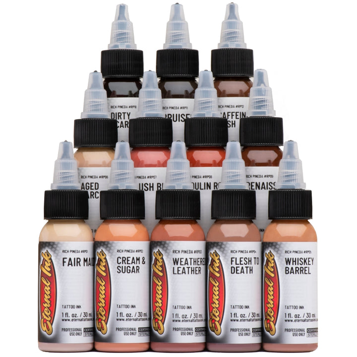 Eternal Tattoo Ink - Rich Pineda’s Flesh to Death Set - Ultimate Tattoo Supply