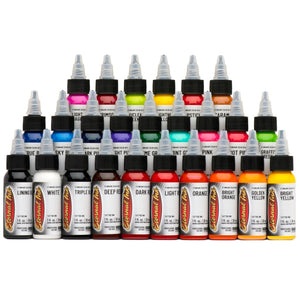 Eternal Tattoo Ink - Top 25 Color Set - Ultimate Tattoo Supply