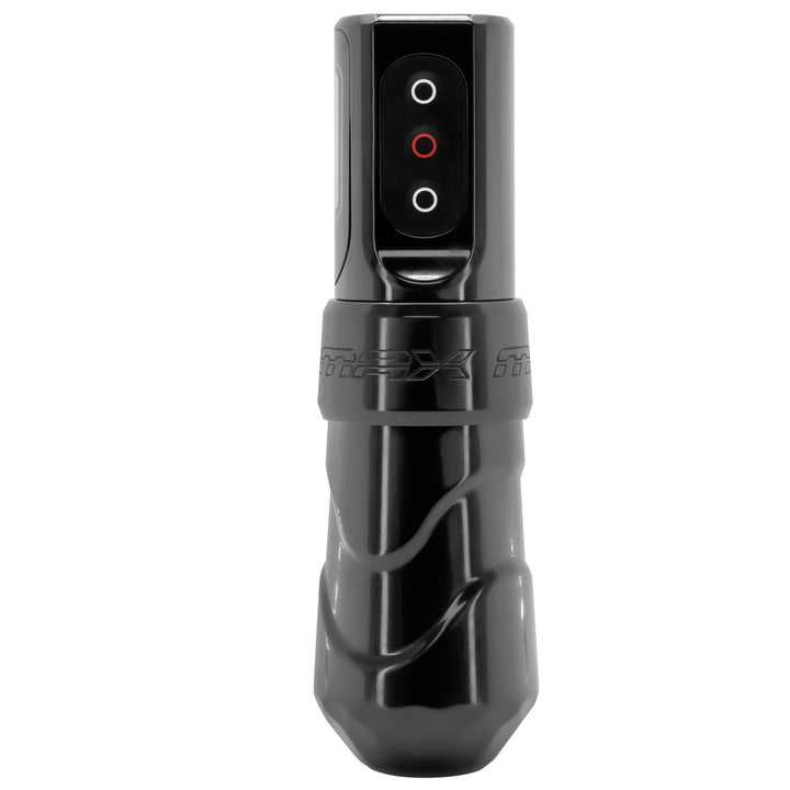 FK Irons Flux Max Wireless Tattoo Machine with 2 PowerBolt II — 3.2mm Stroke — Stealth - Ultimate Tattoo Supply