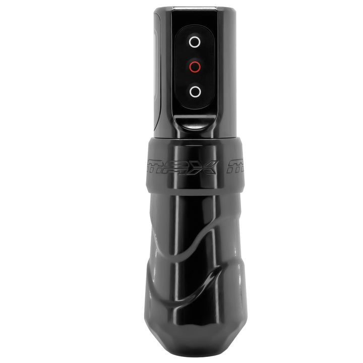 FK Irons Flux Max Wireless Tattoo Machine with 1 PowerBolt II — 4.0mm Stroke — Stealth - Ultimate Tattoo Supply
