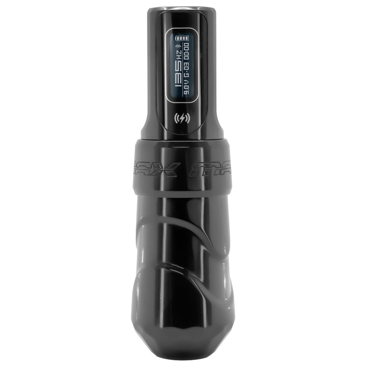 FK Irons Flux Max Wireless Tattoo Machine with 2 PowerBolt II — 3.2mm Stroke — Stealth - Ultimate Tattoo Supply