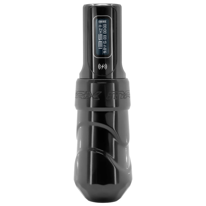 FK Irons Flux Max Wireless Tattoo Machine with 1 PowerBolt II — 3.2mm Stroke — Gold Stealth - Ultimate Tattoo Supply