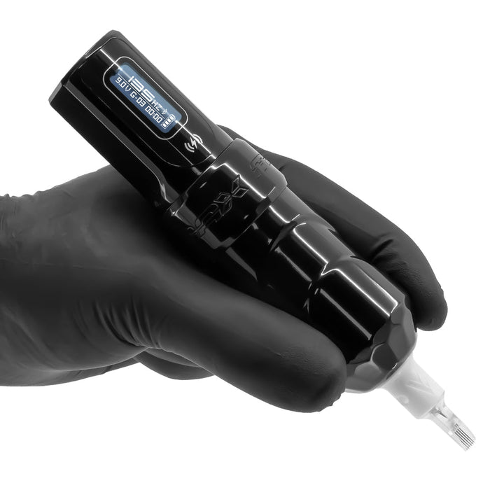 FK Irons Flux Max Wireless Tattoo Machine with 1 PowerBolt II — 4.0mm Stroke — Stealth - Ultimate Tattoo Supply