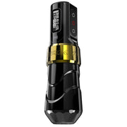 FK Irons Flux Max Wireless Tattoo Machine with 1 PowerBolt II — 3.2mm Stroke — Gold Stealth