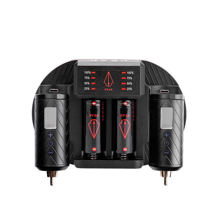 Peak Charging Dock + Forge Reloadable Battery Packs Bundle - Ultimate Tattoo Supply