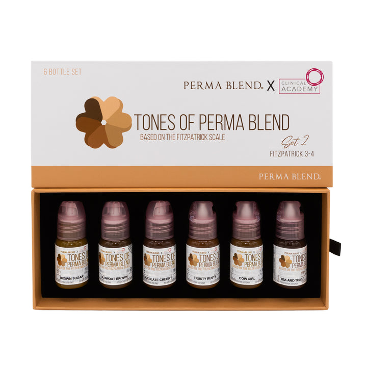 Tones of Perma Blend - Fitzpatrick 3-4 Set 2 - Ultimate Tattoo Supply