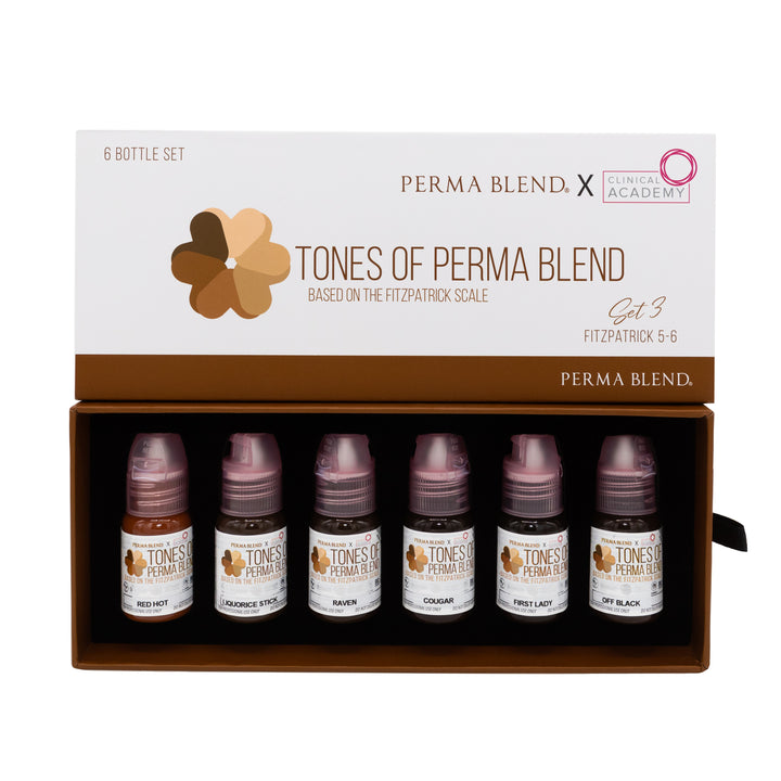 Tones of Perma Blend - Fitzpatrick 5-6 Set 3 - Ultimate Tattoo Supply